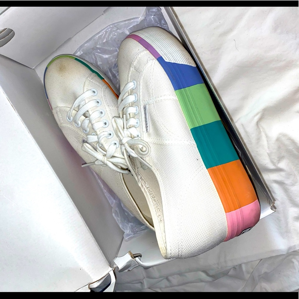 Superga platform sneakers
